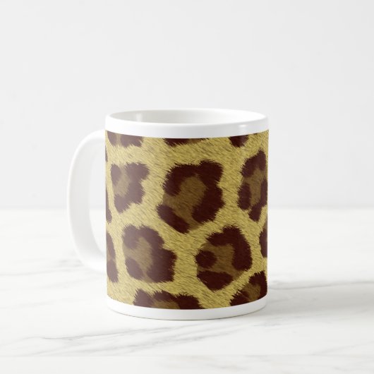 Leopard Skin Kaffeetasse (Vorderseite Links)