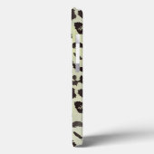 Leopard Skin Mandarine Lime Green Case-Mate iPhone Hülle (Rückseite / Links)