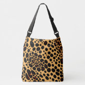 Leopard Skin Modern Style Crossbody Bags Tragetaschen Mit Langen Trägern (Vorderseite)