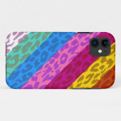 Leopard Skin Multicolor Stripmuster 2 Case-Mate iPhone Hülle (Rückseite (Horizontal))