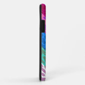 Leopard Skin Multicolor Stripmuster 2 Case-Mate iPhone Hülle (Hinten/Rechts)