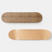 Leopard-Skin-Muster Skateboard (Horizontal)