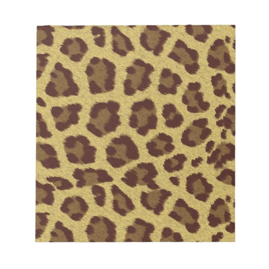 Leopard Skin Notizblock (Vorderseite)