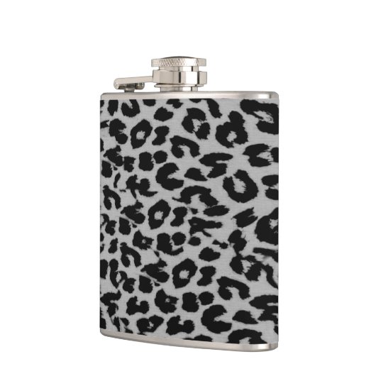 Leopard Skin Pattern Flachmann (Links)