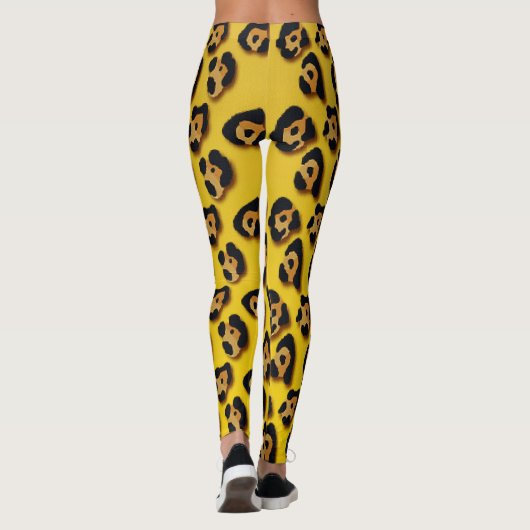 leopard skin pattern leggings (Rückseite)