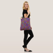 Leopard skin pattern. Repeating seamless animal ba Tasche (Am Model)