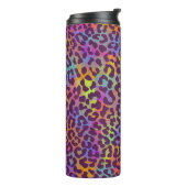 Leopard skin pattern. Repeating seamless animal ba Thermosbecher (Nach links gedreht)