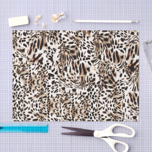 Leopard Skin Pattern Seidenpapier (Handwerk)