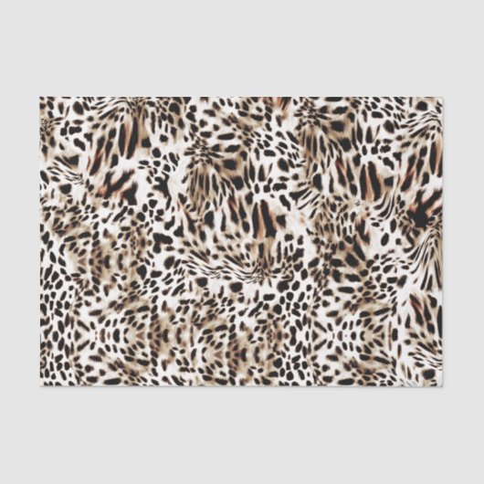 Leopard Skin Pattern Seidenpapier (Vorderseite)