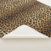 Leopard Skin Pattern Sherpadecke (3/4)