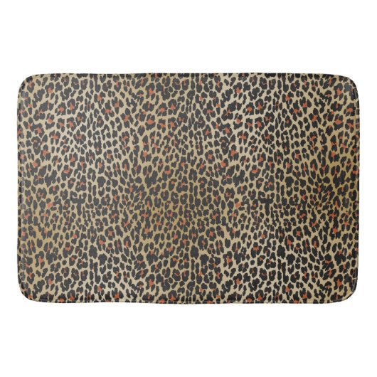 Leopard Skin Print Badematte (Vorderseite)