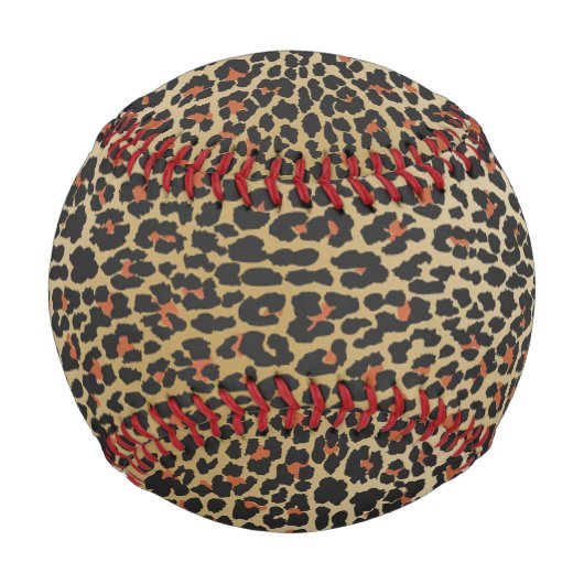 Leopard Skin Print Baseball (Rückseite)