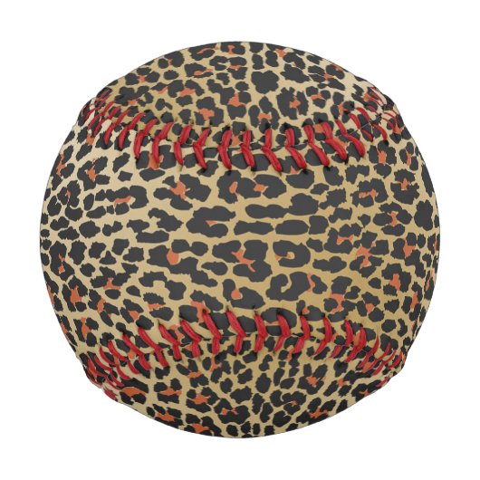 Leopard Skin Print Baseball (Vorderseite)