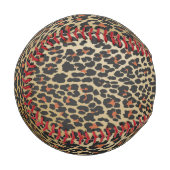 Leopard Skin Print Baseball (Vorderseite Links)