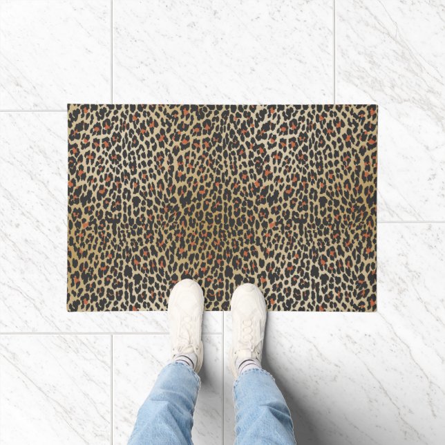 Leopard Skin Print Fußmatte (Indoor)