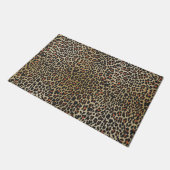 Leopard Skin Print Fußmatte (Schrägansicht)