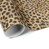 Leopard Skin Print Geschenkpapier (Rolleneckpunkt)