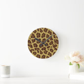 Leopard Skin Runde Wanduhr (Zuhause)