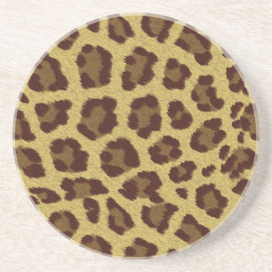 Leopard Skin Sandstein Untersetzer