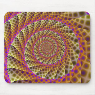Leopard Skin Spiral Mousepad