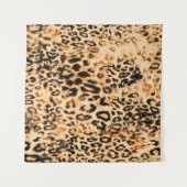 Leopard skin texture, leopard pattern wandteppich (Vorderseite)