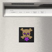 Leopard Skin Valentine Magnet (In Situ (Geschirrspüler))