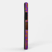 Leopard Skin Wood Brown Leather Look Case-Mate iPhone Hülle (Hinten/Rechts)