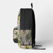 Leopard Sloth Tropical Birds Jungle Bedruckter Rucksack (Rechts)