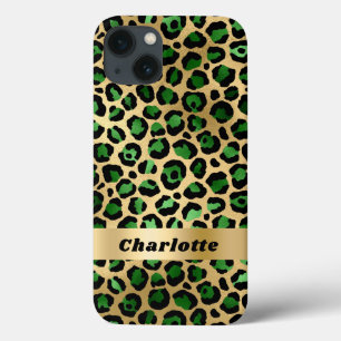 Leopard Smaragdgrüner Gepardenname Case-Mate iPhone Hülle