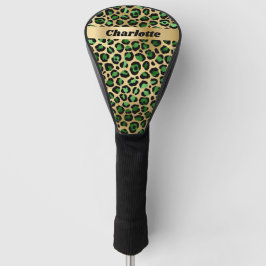 Leopard Smaragdgrüner Gepardenname Golf Headcover