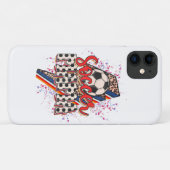 Leopard Soccer Mama Lightning Bolt Sport Mama Moth Case-Mate iPhone Hülle (Rückseite (Horizontal))