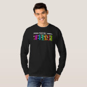 Leopard Social Worker Social Work Graphic T-Shirt (Vorne ganz)
