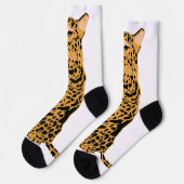Leopard Socken (Linkes Detail)