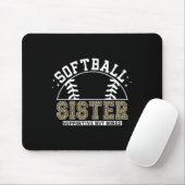 Leopard Softll Sister Supportive But Bored Softll  Mousepad (Mit Mouse)