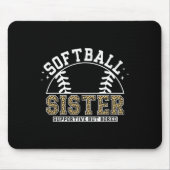 Leopard Softll Sister Supportive But Bored Softll  Mousepad (Vorne)