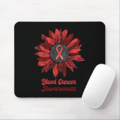 Leopard Sonnenblume Blutkrebs Awareness Warrior R Mousepad (Mit Mouse)