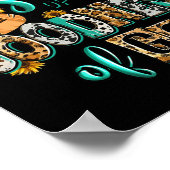 Leopard Sonnenblume Christlich werde ich Goodnes s Poster (Ecke)