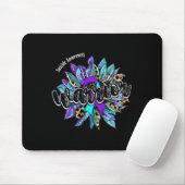 Leopard Sonnenblume Krieger Selbstmordgedanken Mousepad (Mit Mouse)