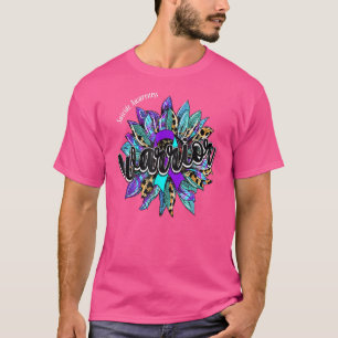 Leopard Sonnenblume Krieger Selbstmordgedanken T-Shirt