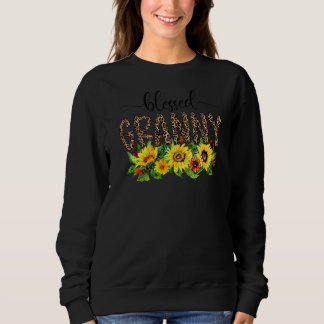 Leopard Sonnenblume Selig Granny Mother Sweatshirt