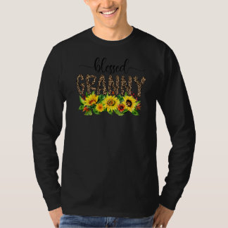 Leopard Sonnenblume Selig Granny Mother T-Shirt
