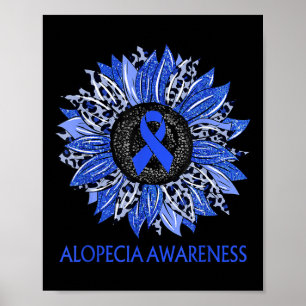 Leopard Sonnenblumen Alopezie Sensibilisierung Bla Poster