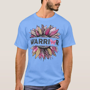 Leopard Sonnenblumen Brustkrebs Bewusstsein Krebs  T-Shirt