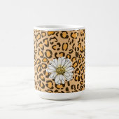 Leopard-Sonnenblumen-Rustikal-Blumen-Kaffeetasse Kaffeetasse (Mittel)