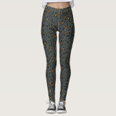 Leopard Sparkle (dunkel) Leggings (Vorderseite)