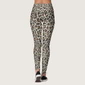 Leopard Sparkle (tan) Leggings (Rückseite)