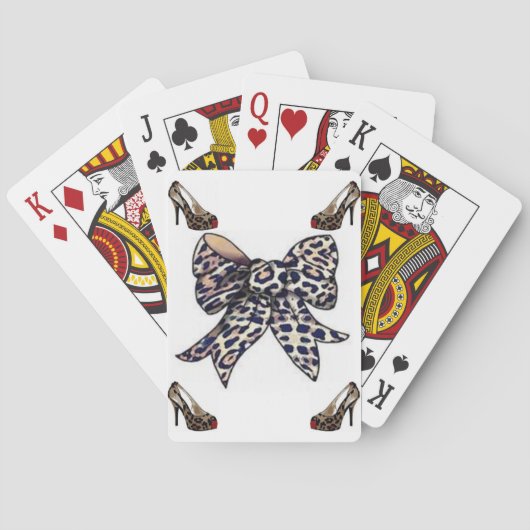 Leopard Spielkarten-Deck Spielkarten (Rückseite)