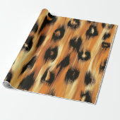 Leopard Spot Animal Print Muster Geschenkpapier (Ungerollt)