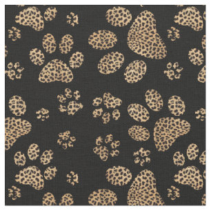 Leopard-Spot-Drucke Stoff