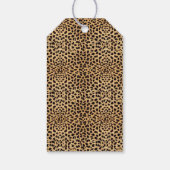 Leopard Spot Gold Glitter Rhinestone FOTO PRINT Geschenkanhänger (Rückseite)